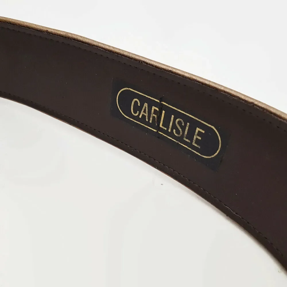 Carlisle Women's Genuine Leather Brown, Red & Green Suede Belt Size S